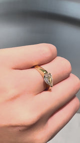 Facet 1ct Pear Ring [Bridal Edition] - PRMAL