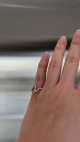 Sync Wave Pinky Ring - PRMAL