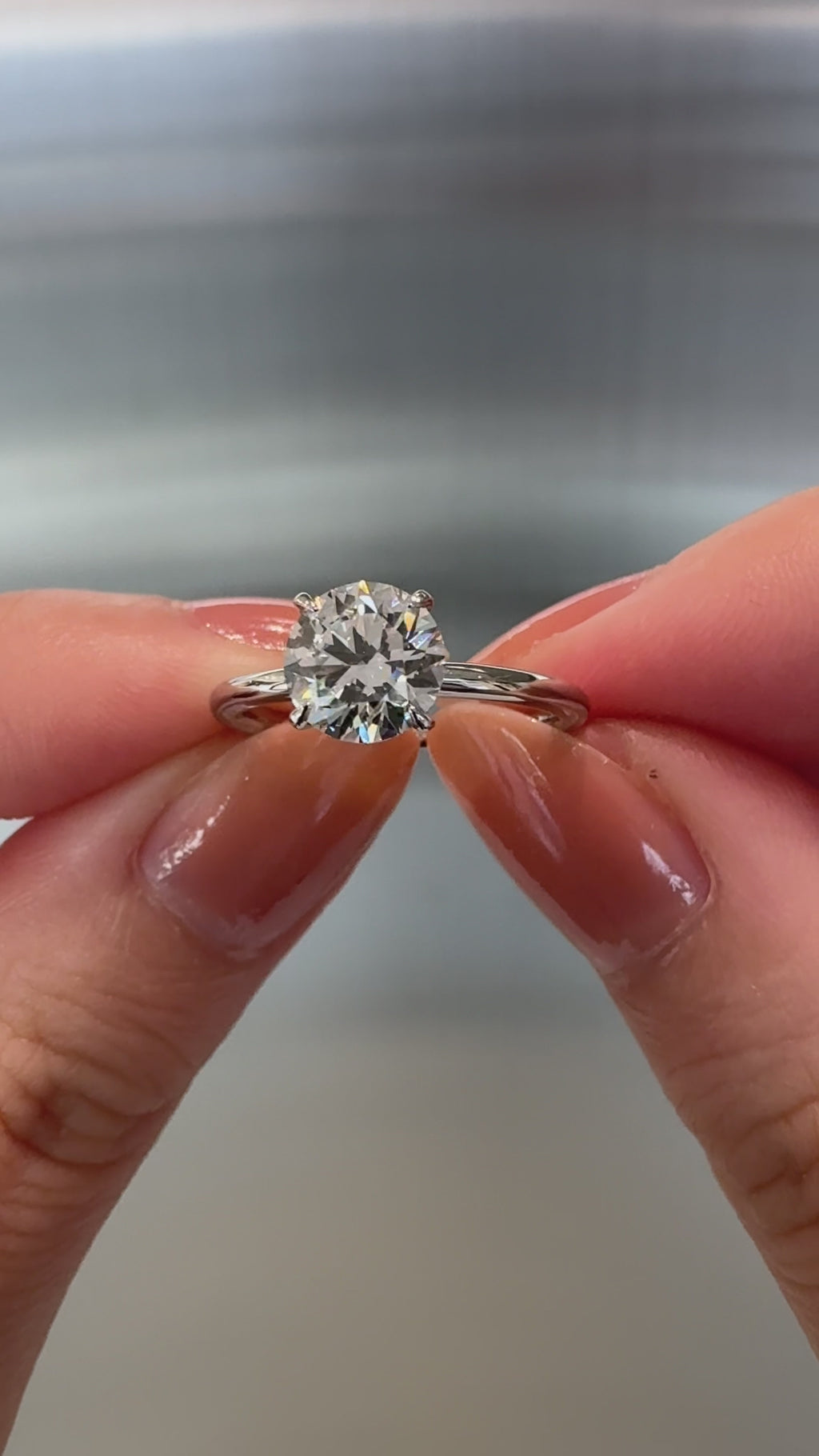 1.08ct Alta Solitaire Plain Ring - PRMAL