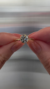 0.72ct Leira Bezel Plain Ring [D/VVS2/IDEAL] - PRMAL