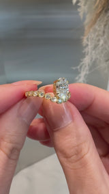 Bubble 1ct Oval Wave Ring - PRMAL