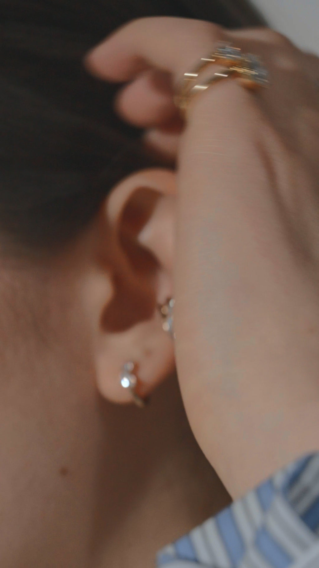 Pear Wave Lay Ear Cuff - PRMAL
