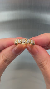 Heart Half Eternity Ring [Bridal Edition] - PRMAL