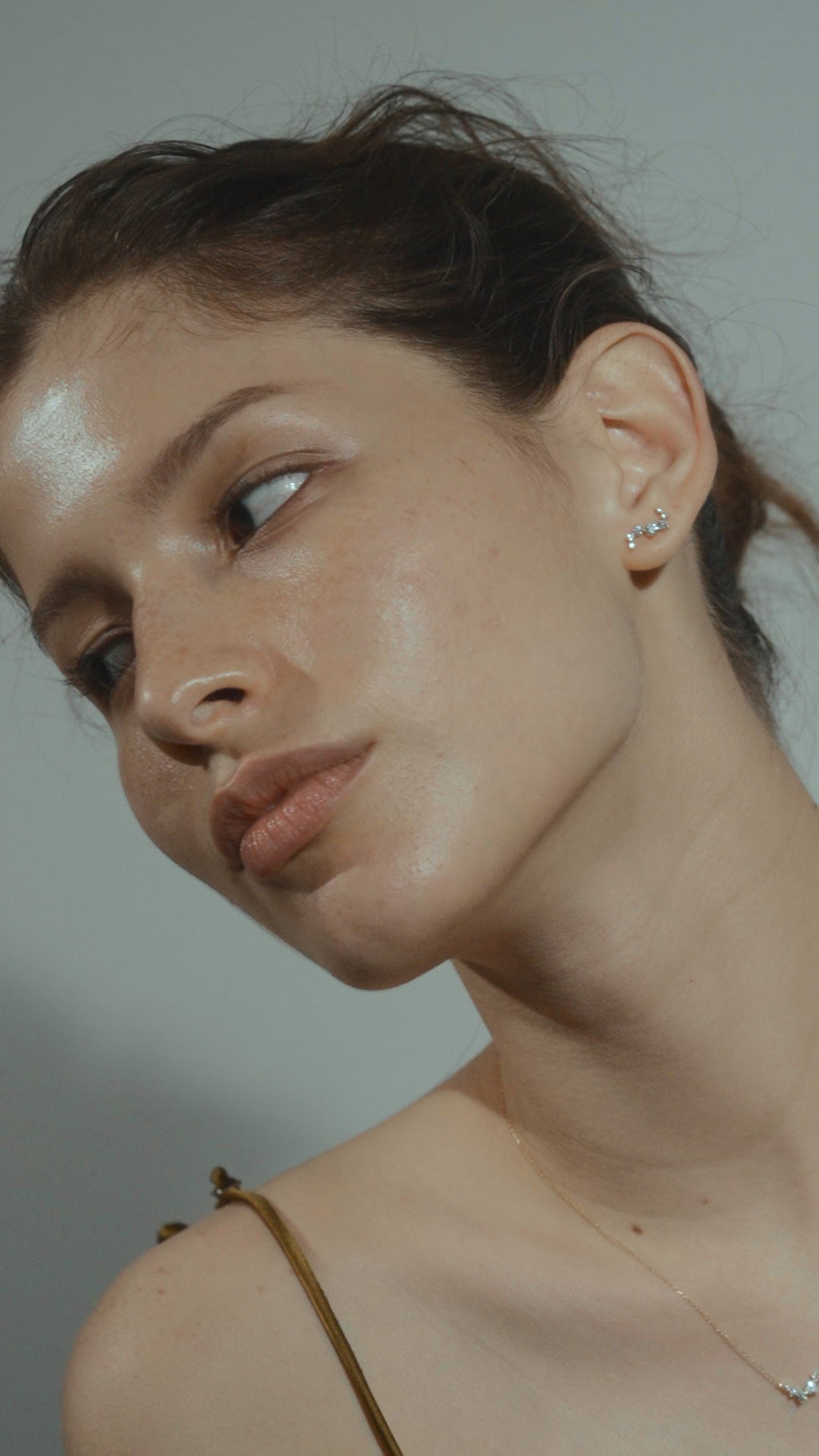 Lapse Diamond Wave Earring - PRMAL