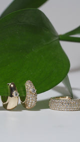 Dome Pave Ear Cuff - PRMAL