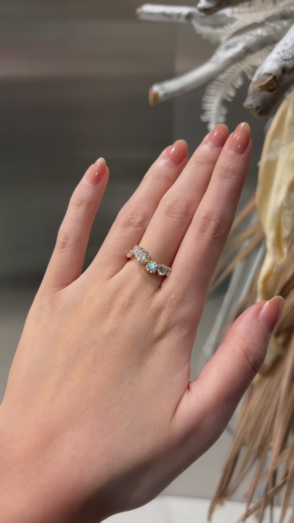 Infinity Wave Diamond Ring - PRMAL