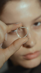 Arch Heart Side Ring - PRMAL