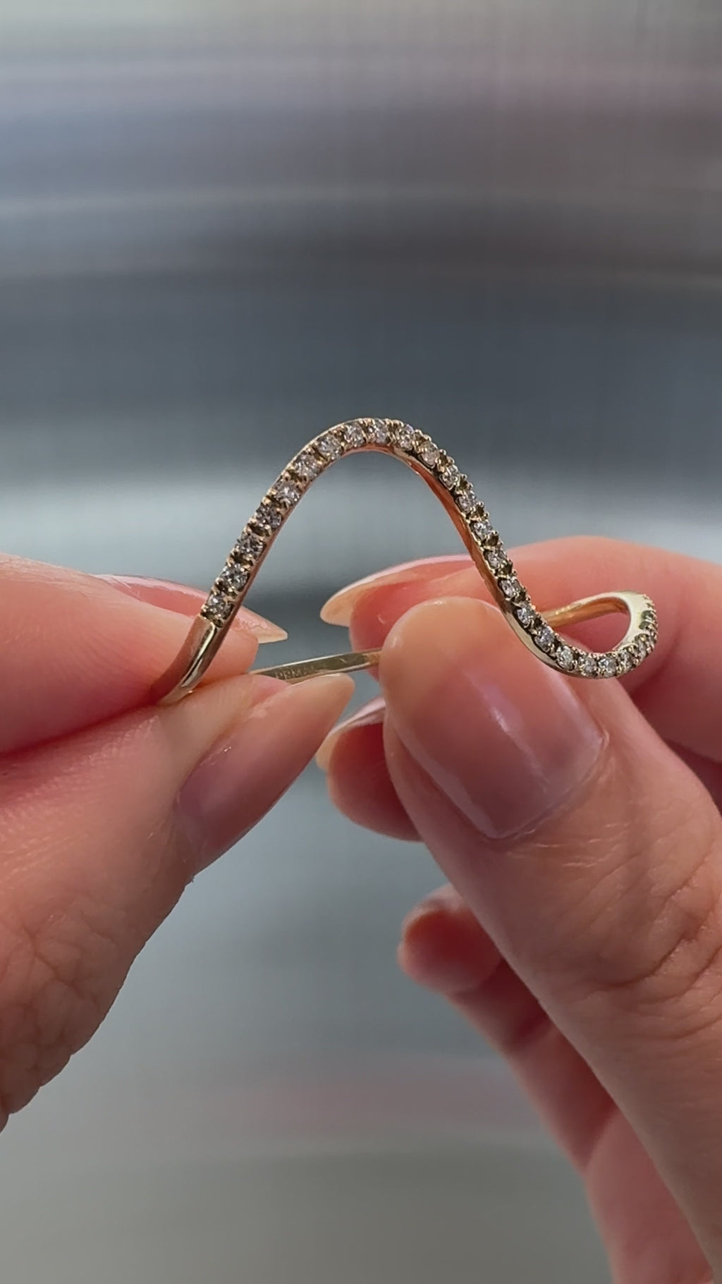 Massive Wave Double Finger Ring - PRMAL