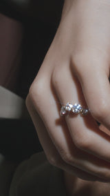 Infinity Wave Diamond Ring [Bridal Edition] - PRMAL