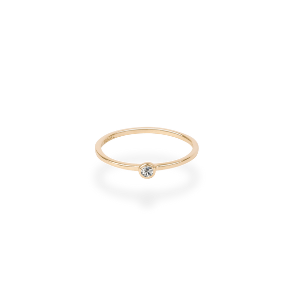 0.05ct Bezel Diamond Ring - PRMAL