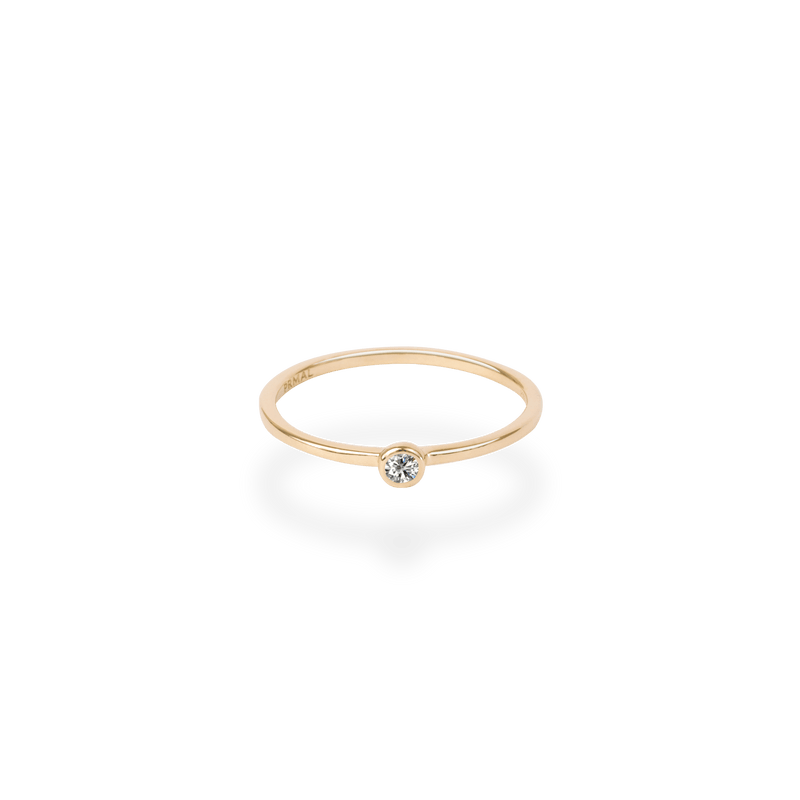 K18YG ダイヤモンド リング 0.05CT