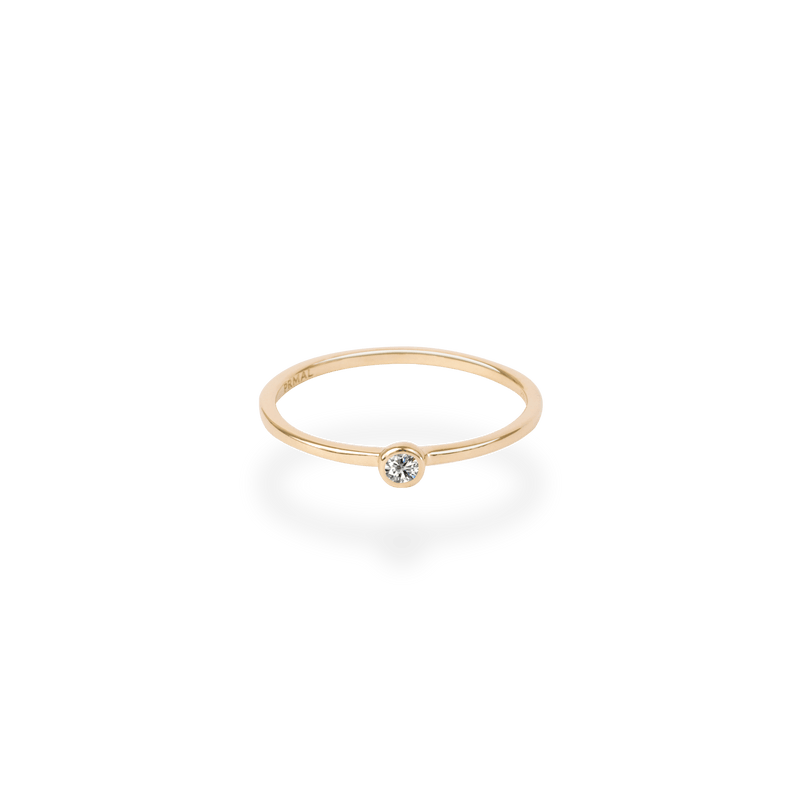 0.05ct Bezel Diamond Ring - PRMAL