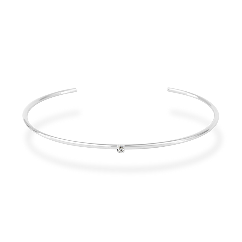 Diamond Basic Bangle - PRMAL