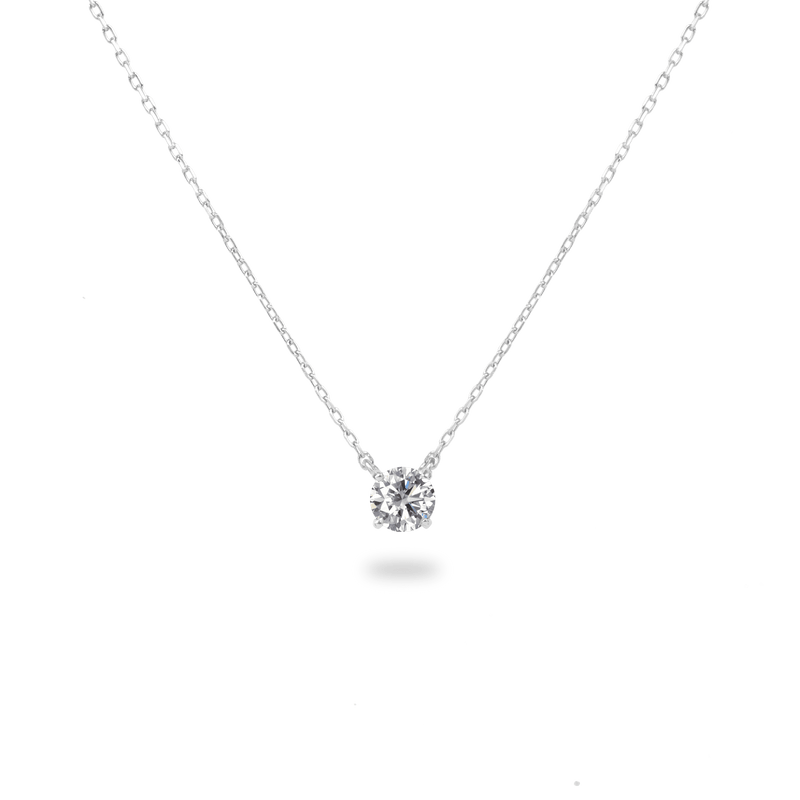 Tiffany solitaire 2025 diamond pendant
