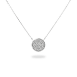 Pave Disk Necklace - PRMAL