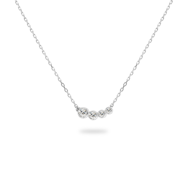 Quartet Diamond Necklace - PRMAL