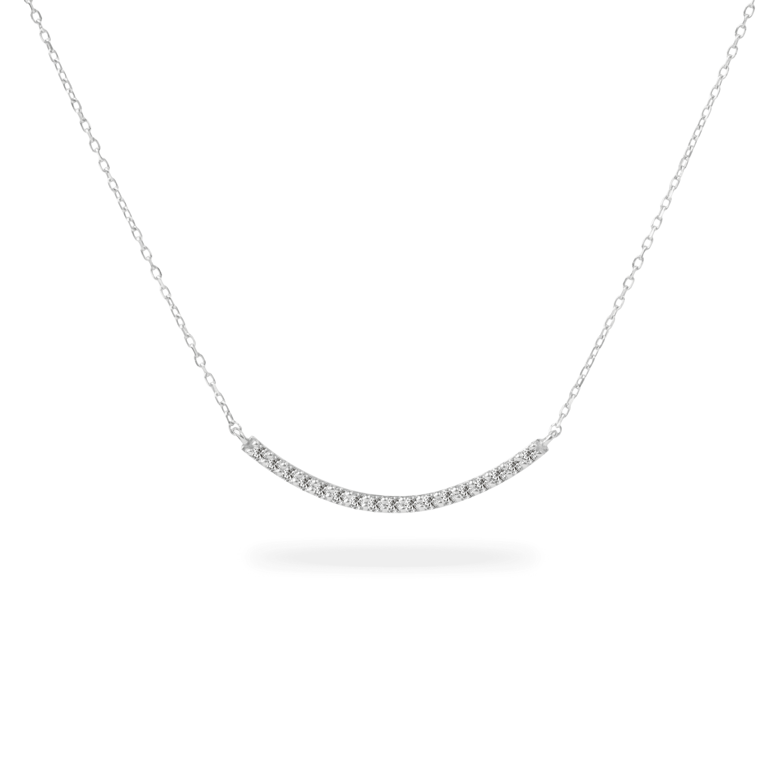 パヴェロングカーブネックレス - PRMAL (プライマル) 公式 パヴェロングカーブネックレス - PRMAL (プライマル) 公式