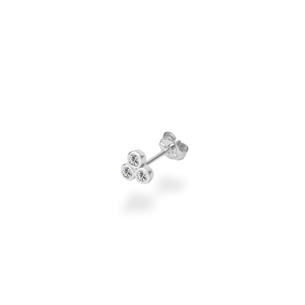 Triplet Diamond Stud - PRMAL