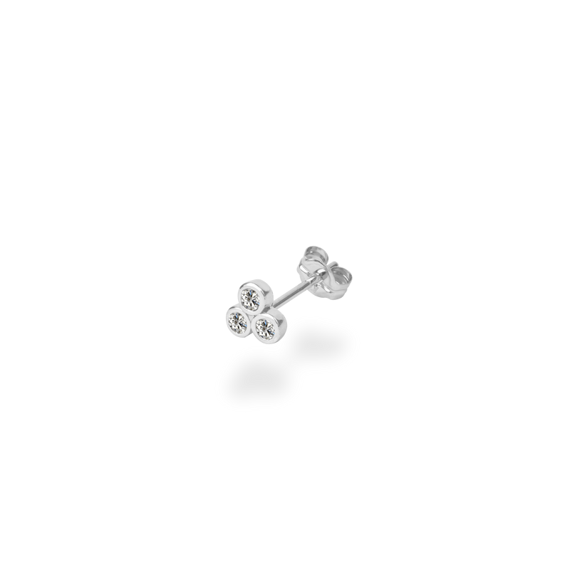 Triplet Diamond Stud - PRMAL
