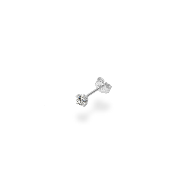 0.1ct Solitaire Diamond Stud - PRMAL