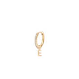 Letter Hoop Charm - PRMAL
