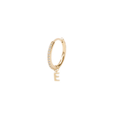 Letter Hoop Charm - PRMAL