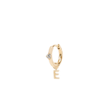Letter Hoop Charm - PRMAL