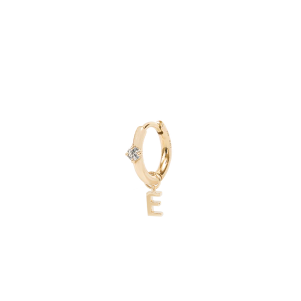 Letter Hoop Charm - PRMAL