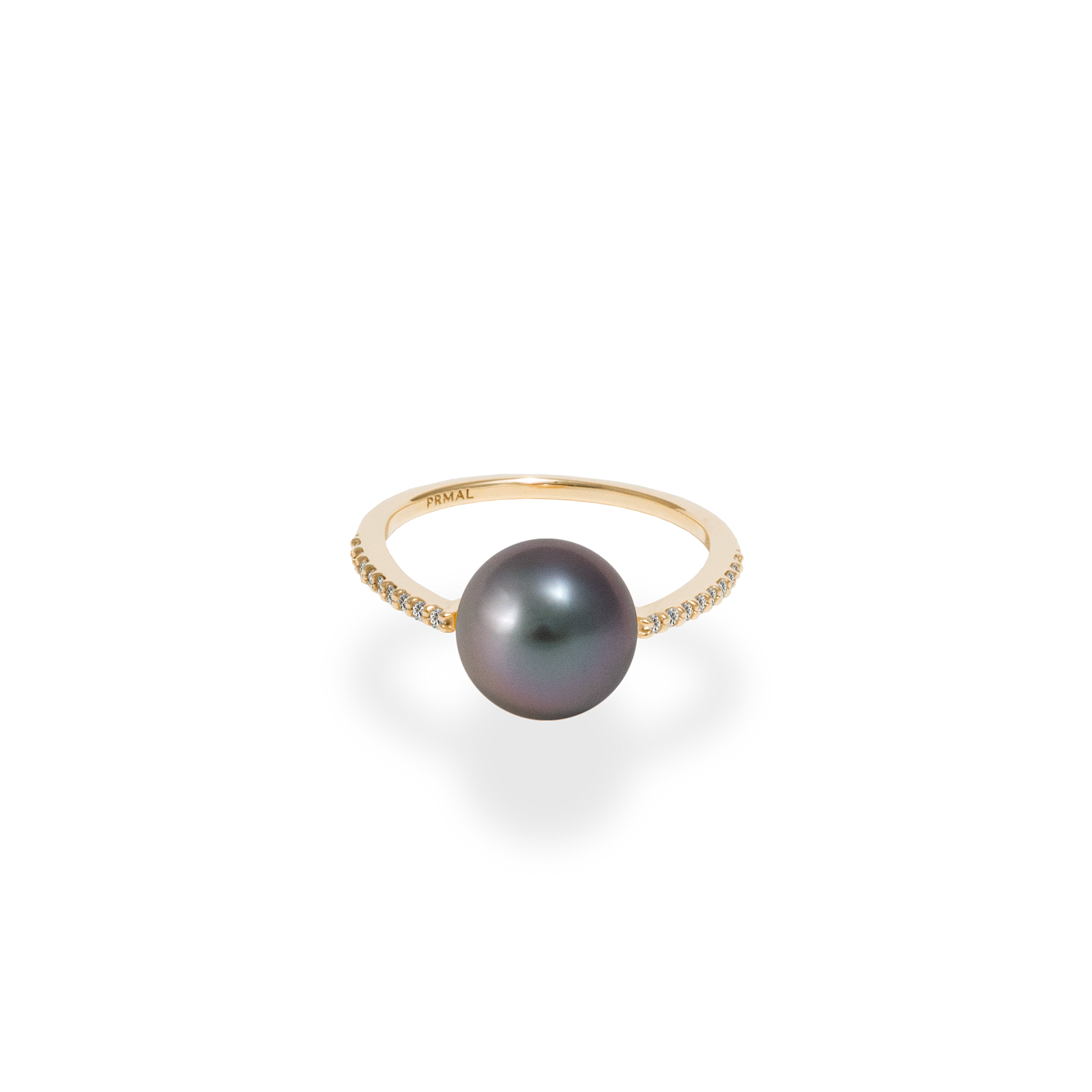 ジェムパール 15Pプラグ済み Black Pearl Oval Ring | PRMAL ジェムパール 15Pプラグ済み Black Pearl Oval Ring | PRMAL