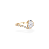 Bubble 1ct Oval Wave Ring [Bridal Edition] - PRMAL