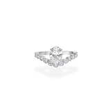 Bubble 1ct Oval Wave Ring [Bridal Edition] - PRMAL