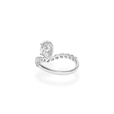 Bubble 1ct Oval Wave Ring [Bridal Edition] - PRMAL