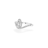1ct Pear Wave Ring [Bridal Edition] - PRMAL