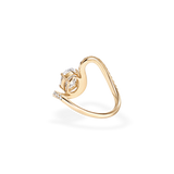 Massive 1ct Oval Wave Ring [Bridal Edition] - PRMAL