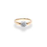 Facet 1ct Round Ring [Bridal Edition] - PRMAL