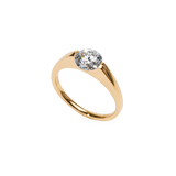 Facet 1ct Round Ring [Bridal Edition] - PRMAL