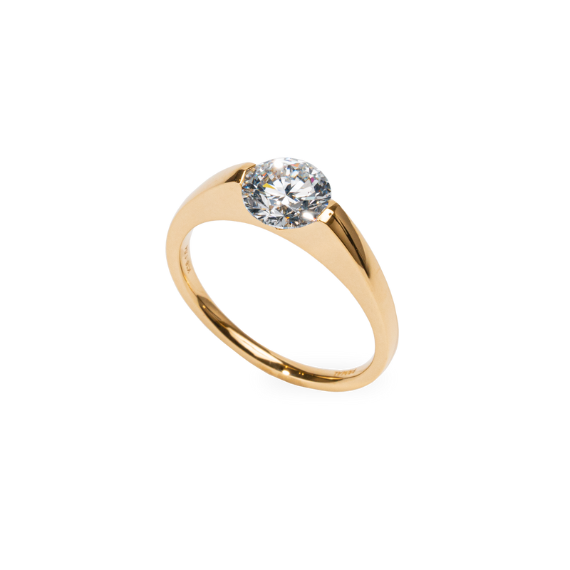 Facet 1ct Round Ring [Bridal Edition]