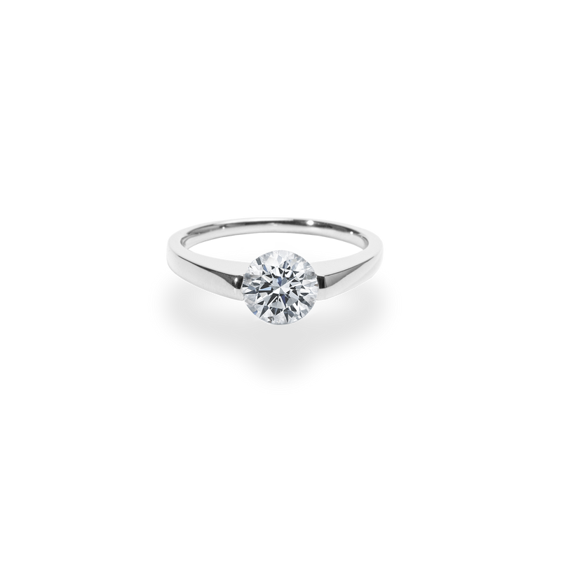 Facet 1ct Round Ring [Bridal Edition] - PRMAL