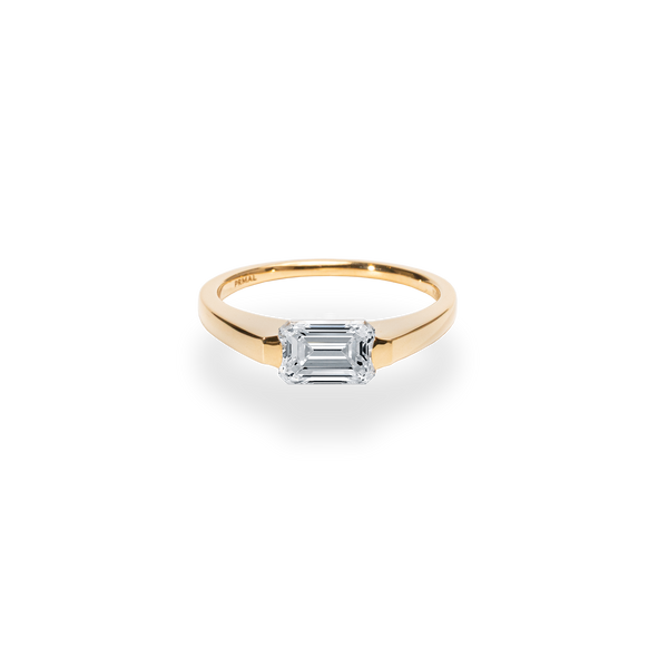 Facet 1ct Emerald Ring [Bridal Edition] - PRMAL