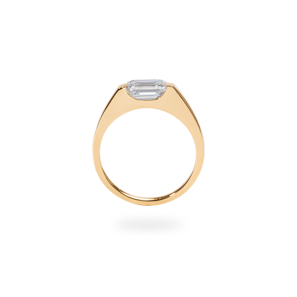 Facet 1ct Emerald Ring [Bridal Edition] - PRMAL