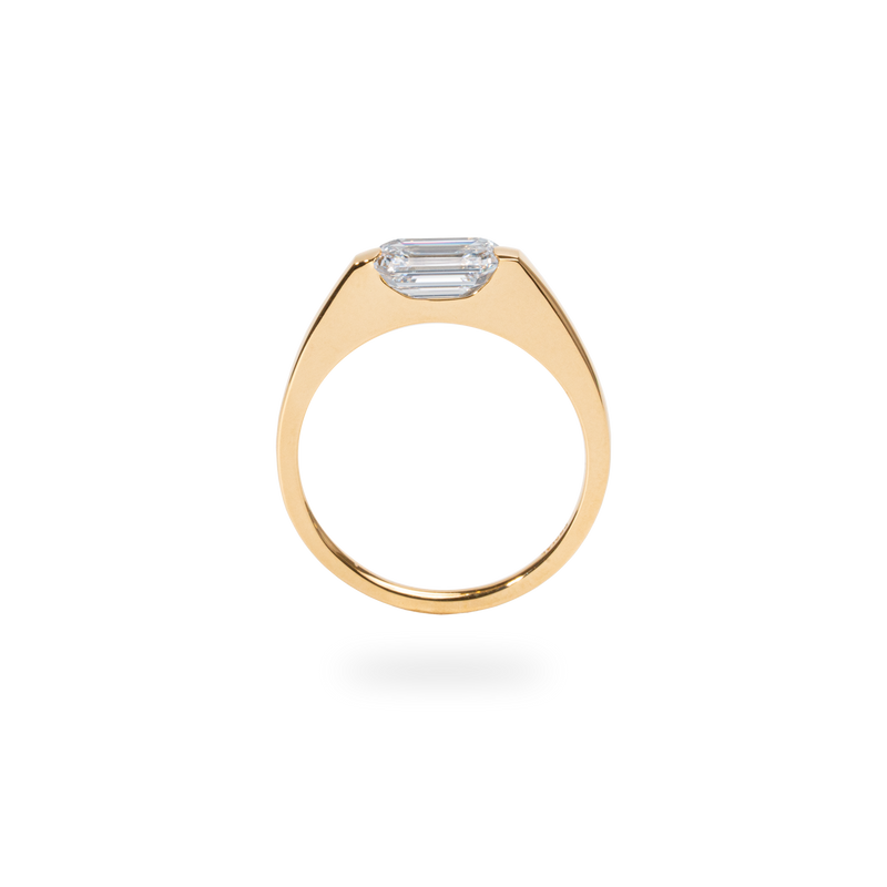 Facet 1ct Emerald Ring [Bridal Edition] - PRMAL
