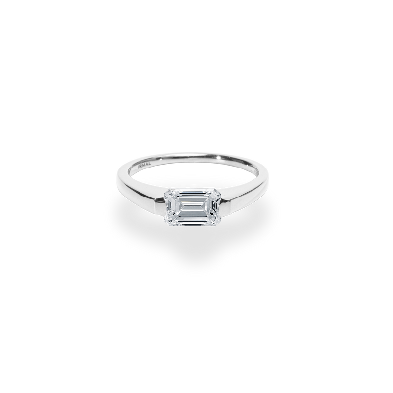 Facet 1ct Emerald Ring [Bridal Edition] - PRMAL