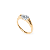 Facet 1ct Pear Ring [Bridal Edition] - PRMAL