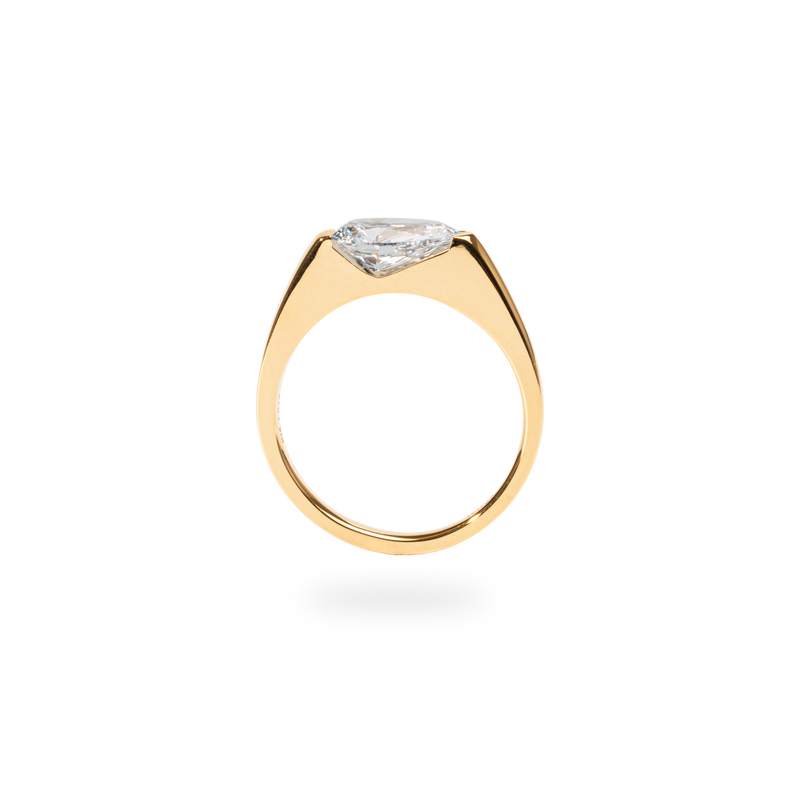 Facet 1ct Pear Ring [Bridal Edition] - PRMAL