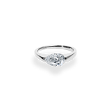 Facet 1ct Pear Ring [Bridal Edition] - PRMAL