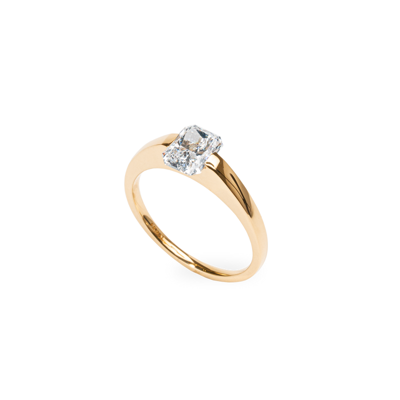 Facet 1ct Radiant Ring [Bridal Edition] - PRMAL
