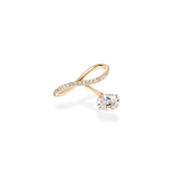 Peek 1ct Oval Wave Ring [Bridal Edition] - PRMAL