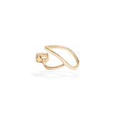 Peek 1ct Oval Wave Ring [Bridal Edition] - PRMAL