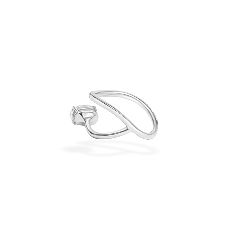 Peek 1ct Oval Wave Ring [Bridal Edition]
