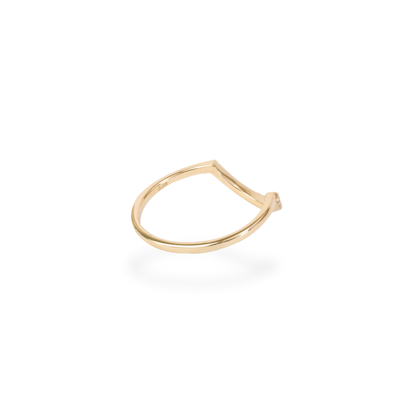 Stacking Half Circle Ring - PRMAL